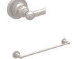 ROHL ROT124STN Wall Mount 24" Single Towel Bar - Satin Nickel