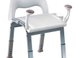 Moen® DN7100 Premium Shower Chair, Home Care®, 19 in W Seat, Aluminum Legs, Import