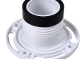 Oatey 43654 Twist-N-Set 3 inch PVC Street Closet Flange with Plastic Ring