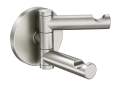 Moen® YB0402BN Align™ Swiveling Double Robe Hook, (2) Hooks, 2.6 in OAH 3.98 in OAW 1.14 in OAD, Import