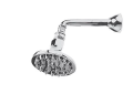 Newport Brass® 214/26 Model 214 1-Function Traditional Style Shower Head, 1.8 gpm Minimum, 1 Sprays, 4-15/16 in Dia Head