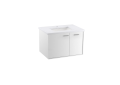 Kohler® 99541-R-1WA Jute® Bathroom Vanity Cabinet, 19-1/2 in OAH x 30 in OAW x 21-7/8 in OAD, Wall Mount, Linen White Cabinet
