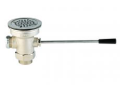 T&S Brass B-3960 3" Waste Valve with Lever Handle