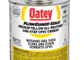 Oatey 31913 Flowguard Gold All Weather CPVC 1 Step Yellow Cement - 32 ounce