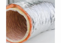The Unico System® UPC-04-3036 Insulated Return Air Duct, 16 in ID x 10 ft L, R4.2 Insulation, Aluminum