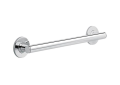 DELTA® 41818 Round Contemporary Decorative Grab Bar, 18 in L x 1-1/4 in Dia, Polished Chrome, Zinc, Import