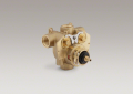 Kohler® 2975-KS-NA MasterShower® High Flow Thermostatic Mixing Valve, 3/4 in FNPT Inlet x 3/4 in FNPT Outlet, 45 psi Pressure, 17.2 gpm Flow Rate, Brass Body