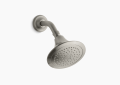 Kohler® 10282-AK-BN Single Function Showerhead With Katalyst® Air-Induction Spray, Forte®, 2.5 gpm Minimum, 1 Spray, Wall Mount, 5-1/2 in Dia x 4-5/8 in H Head