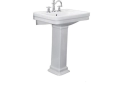 Barclay C/3-840WH Large Column Only, Lavatory Sink, White, Vitreous China, Import