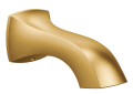 Moen® 191956BG Non-Diverter Tub Spout, Voss™, 1/2 in Slip-Fit, Metal, Brushed Gold