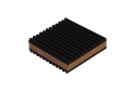 Diversitech MP-3C 3 inch x 3 inch x 7/8 inch Thick Rubber / Cork Anti-Vibration Pad