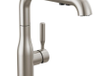 DELTA® 16943-SS-DST Soft Touch Kitchen Faucet, Residential, 1.8 gpm Flow Rate, 360 deg Swivel Spout, Stainless, 1 Handles, 1, 3 Faucet Holes