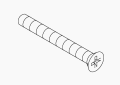 Kohler K-1041322 #8-32 x 1.750 Flat Head Screw
