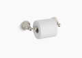 Kohler® 13114-SN Toilet Tissue Holder, Pinstripe®, 2-1/4 in H, Metal, Vibrant® Polished Nickel