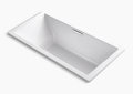 Kohler K-1835-GH-0 Underscore(R) 72" x 36" Drop-In Heated BubbleMassage(TM) Air Bath - White