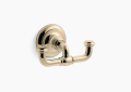Kohler K-72572-AF Artifacts(R) Double Robe Hook - Vibrant French Gold