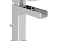ROHL CUC49L2 Quartile Cascade Waterfall Spout Single Hole Bathroom Faucet - Polished Chrome