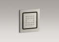 Kohler® 8003-BN WaterTile® Body Spray With Stimulating Spray, Number of Spray Type: 22, Full Spray, 2.5 gpm Max Flow, Wall Mount