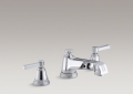 Kohler T13140-4B-CP Deck-Mount High-Flow Bath Faucet Trim, Lever Handles