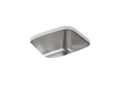 Sterling® 11448-NA Springdale® Kitchen Sink With SilentShield® Technology, Luster, Rectangle Shape, 14-1/4 in L x 15-3/4 in W Bowl, 16-1/4 in L x 17-3/4 in W x 8 in H, Undermount Mounting, 18 ga Stainless Steel