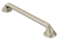 Moen® R8718D3GBN Ultima Home Care® Designer Straight Grab Bar, 1-1/4 in Dia 18 in L, Brushed Nickel, 304 Stainless Steel, Import