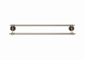 Brizo® 692585-PNCO Charlotte® Double Towel Bar, 24 in L Bar, 4-1/2 in OAD x 2-3/8 in OAH, Brass, Cocoa Bronze/Polished Nickel, Import