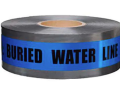 IPS 513272 Christy's 3 inch x 1000 foot Detectable Water Line Marking Tape - Blue