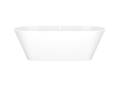 Victoria + Albert VE2M-N-SM-OF Vetralla 65" X 28-5/8" Freestanding Soaking Bathtub with Overflow Hole - Standard White