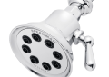 Speakman® S-3015 Retro™ Multi-Function Shower Head, 2.5 gpm Min, 3 Sprays, Wall Mount, 4.1 in Head, Import