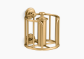 Kohler K-72576-2MB Artifacts(R) Toilet Paper Carriage - Vibrant Brushed Moderne Brass
