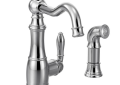 Moen S72101 Weymouth Single Handle Kitchen Faucet with Side Spray - Chrome