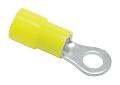 Ruud 455030 Package of 100 #10 Stud Insulated Ring Terminals for 12 and 10 Gauge Wire - Yellow