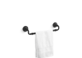 Kohler® 72567-BL 72567 Artifacts® Wall-Mount Towel Bar, 18 in L Bar, 3 in OAH 3-1/2 in OAD, Metal