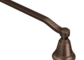 Moen® YB8224ORB Towel Bar, Rothbury™, 24 in L Bar, 3.33 in OAD x 2.31 in OAH, Aluminum, Oil Rubbed Bronze, Import