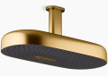 Kohler K-26297-2MB Statement(R) Oblong 18" Two-Function Rainhead, 2.5 GPM - Vibrant Brushed Moderne Brass
