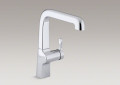 Kohler 6333-CP Single-Control Kitchen Sink Faucet