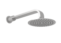 Perrin & Rowe SOR-41-SB Soriano Rain Showerhead Slim Ultra, 1.8 gpm Flow Rate, Wall Mounting, Import