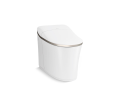Kohler® 77795-0BN Toilet, Eir®, White with Brushed Nickel