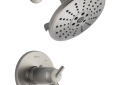 DELTA® T17T259-SSH2O TempAssure® 17T Shower Trim, 1.75 gpm Shower, Brilliance® Stainless Steel