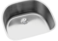 Elkay ELUH211810PD Elkay Lustertone Classic Stainless Steel 23-5/8" x 21-1/4" x 10", Single Bowl Undermount Sink with Perfect Drain