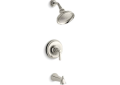 Kohler® TS10581-4-SN Bath/Shower Valve Trim, 2.5 gpm Shower, Vibrant® Polished Nickel