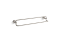 Kohler® 27062-BN 27062 Occasion® Double Towel Bar, 24 in L Bar, 3-3/4 in OAH 5-13/16 in OAD, Zinc