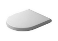 DURAVIT 0063890000 Removable Soft Close Toilet Seat, Elongated Bowl, Close Front Front, Plastic, White, Import