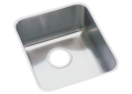 Elkay® ELUH1616 Lustertone™ Classic Kitchen Sink, 16 in L x 16 in W Bowl x 7-7/8 in D Bowl, 18-1/2 in L x 18-1/2 in W x 7-7/8 in H, Undermount Mounting, 18 ga 304 Stainless Steel