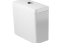 DURAVIT 0920100092 Starck 3 Toilet Tank With Dual Flush Mechanism, 1.6/0.8 gpf, Top Button Flush, White, Import