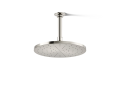 Kohler® 13689-G-SN Contemporary 1-Function Shower Head With Katalyst™ Air-Induction Technology, 1.75 gpm Max Flow, 1 Sprays, Ceiling Mount, 10 in Dia x 2-13/16 in H Head
