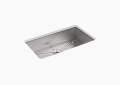 Kohler K-3821-1-NA Vault(TM) 33" x 22" x 9-5/16" Top-Mount/Undermount Large Single-Bowl Kitchen Sink with Single Faucet Hole