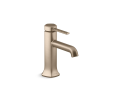 Kohler® 27000-4-BV Occasion® Faucet, 1.2 gpm Flow Rate, 4 in H Spout, 1 Handles, 1 Faucet Holes, Vibrant Brushed Bronze