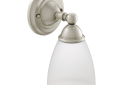 Moen® YB2261BN 1-Globe Bath Light, Brantford™, 120 VAC, Brushed Nickel, Import