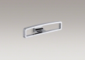 Kohler® 11585-CP Rectangular Robe Hook, Loure®, 1 Hook, 12 in OAW x 2-3/4 in OAD x 1-5/8 in OAH, Metal